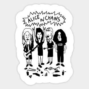 Alice in chains Sticker